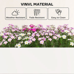 Vinyl Raised Garden Bed Kit, 2 x 2 x 1ft Modular Elevated Garden Box with Slotting Legs and Open Bottom – view 4