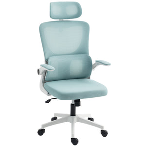 Ergonomic Office Chair, Mesh Computer Desk Chair with Adjustable Headrest, 4D Lumbar Support, Flip-up Arm – view 5