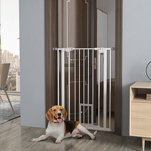 41" Easy Open Indoor Dog Gates for Doorways, House, Stair - Black – view 14