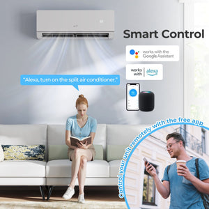 ENERGY STAR Certified 12000 BTU 24 SEER2 208-230V Mini Split Heat Pump with Bracket Heating at -25℃ view 8