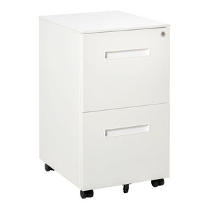 File Cabinet, Vertical Filing Cabinet with Adjustable Partition for A4 Letter Size, Lockable for Office – view 8