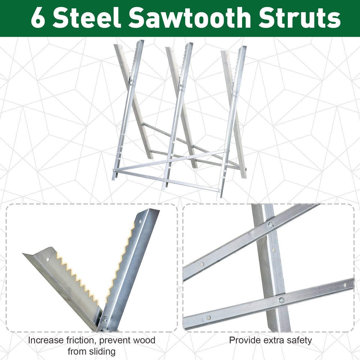 Portable Sawhorse Heavy Duty Cutting Stand Steel Adjustable Work Support, Foldable Sawhorse Stand 220 lbs Weight Capacity