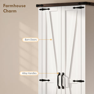 71" Pantry Cabinet, Kitchen Storage Cabinet with Adjustable Shelves, 2 Doors and Drawer for Dining Room – view 12