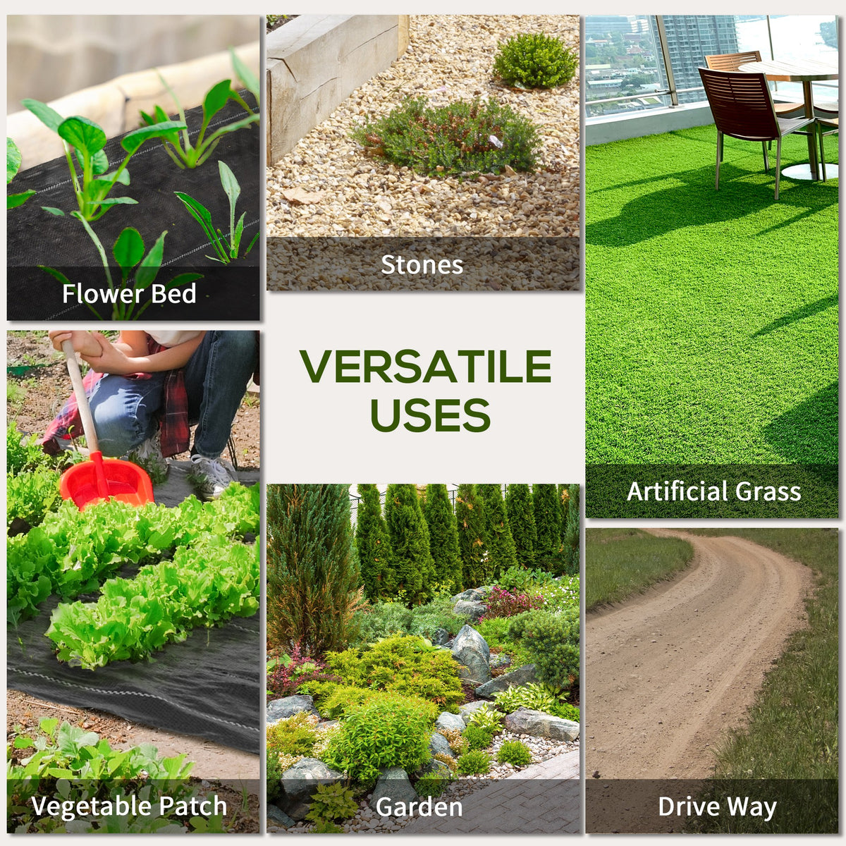 3ftx300ft Landscape Fabric, 4.6OZ Gardener Premium Weed Barrier Durable & Heavy-Duty Weed Block Gardening Mat, Easy Setup & Superior Weed Control Convenient Design