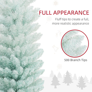 7' PVC Slim Pencil Artificial Christmas Tree 500 Branch Tips