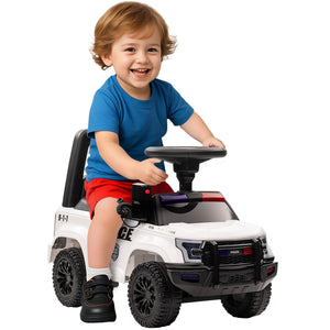 Aosom Kids Ride On Sliding Car with Hidden Under Seat Storage, Foot-to-Floor Design