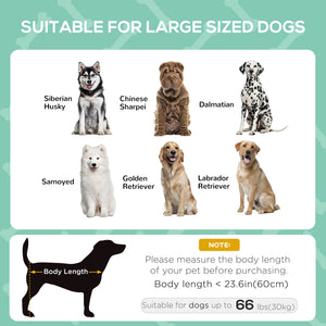 Large Elevated Dog Bed 6.2" L X 29.9" W 36.2" H Foldable Outdoor Cat Dog Canopy Cot w/ Carry Bag Grey – view 5