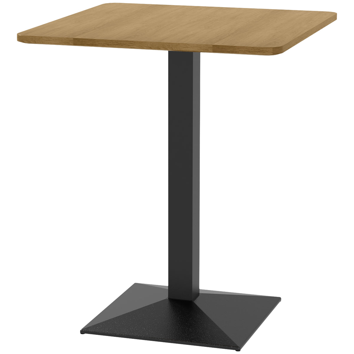 28" Square Dining Table, Modern Dining Room Table with Steel Base, Space Saving Small Kitchen Table