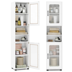 Tall Bathroom Storage Cabinet 67 Inches Freestanding Storage Organizer-White view 4