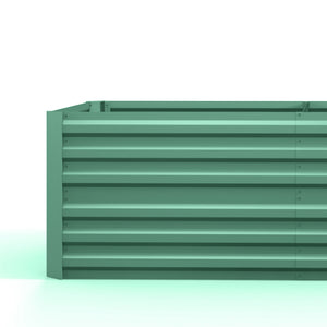 Galvanized Raised Garden Bed, Steel Outdoor Planters with Reinforced Rods, 71" x 35" x 23", Light Green