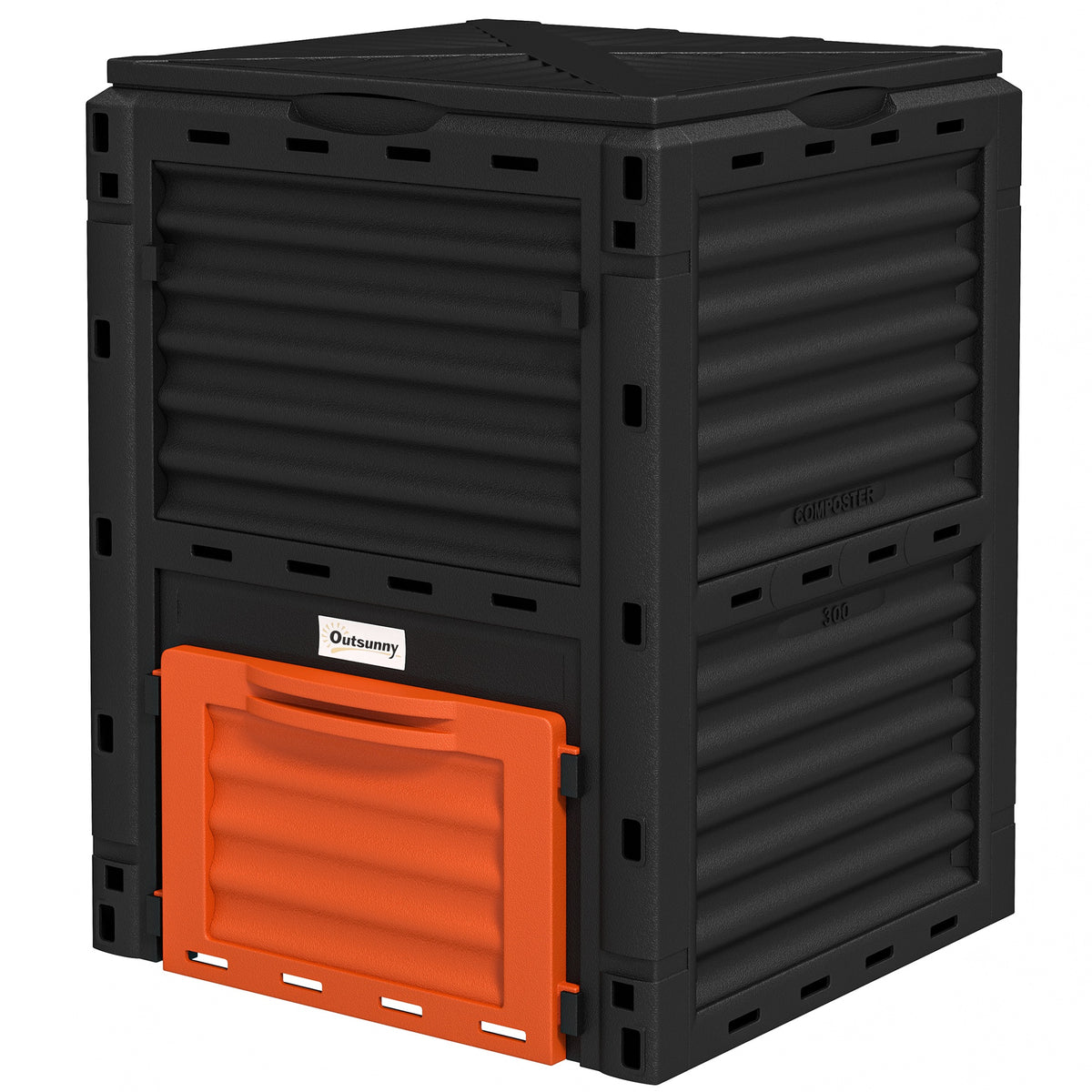 Garden Compost Bin Large Outdoor Compost Container 80 Gallon Fast Creation of Fertile Soil Aerating Compost – view 8