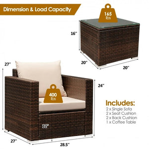Ultimate Backyard Summer Oasis Set: 6-Pc Patio Rattan Furniture, Inflatable Water Slide Park with 680W Blower view 9