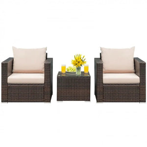 Ultimate Backyard Summer Oasis Set: 6-Pc Patio Rattan Furniture, Inflatable Water Slide Park with 680W Blower view 8