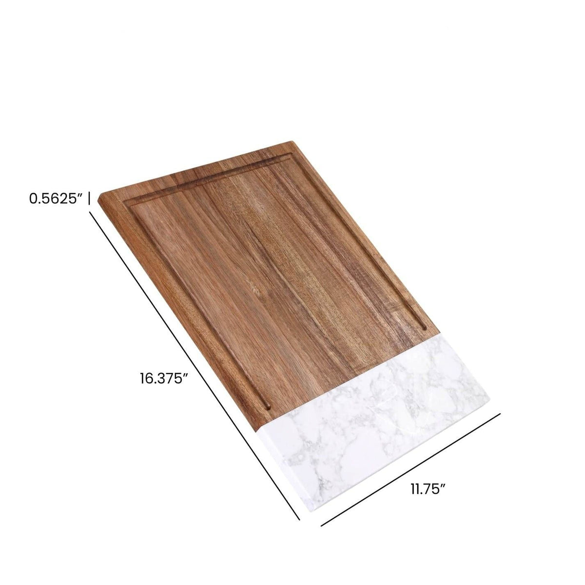 Marble & Acacia Wood Cutting Board - Creations by Alfie