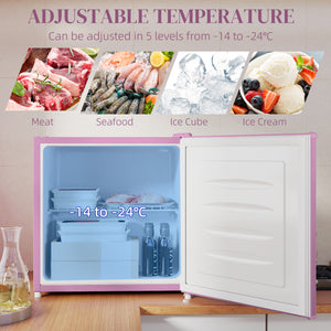 1.1 Cu. Ft. Mini Freezer, Compact Upright Freezer with Reversible Door, Removable Shelf – view 17