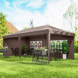 10' x 20' Outdoor Pop Up Canopy Tent Party Tent Instant Shelter W/ Carrying Bag, Blue – view 14
