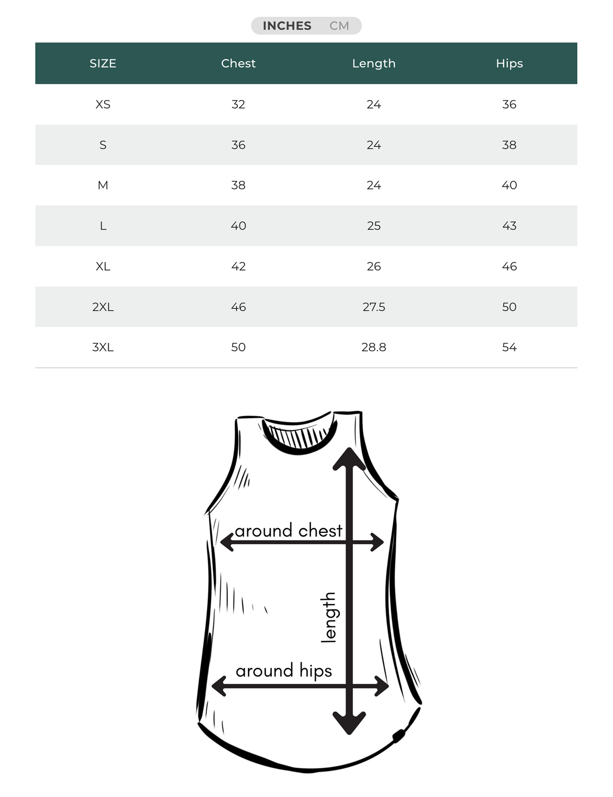 Women's Relaxed Tank - Blank Apparel - Green