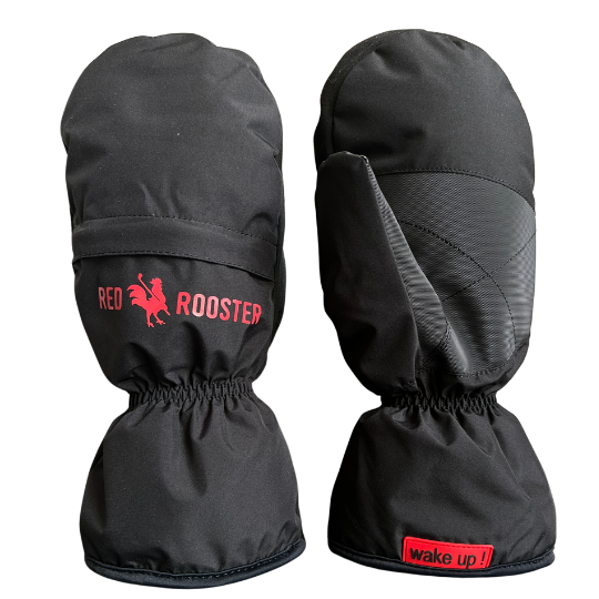 Winter Cart Mitts - Red Rooster Waterproof, Fleece-Lined Golf Mitts