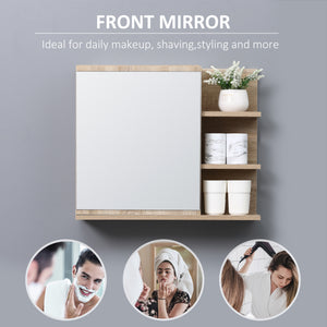 Medicine Cabinet with Mirror, Wall Mounted Bathroom Mirror Cabinet – view 3