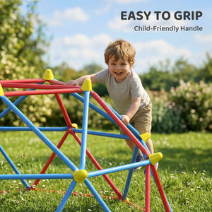 6 FT Climbing Dome Geometric Jungle Gym w/ Rust and UV-Resistant Steel, Up to 396 lbs, for 1-4 Children Aged 3-8 Years