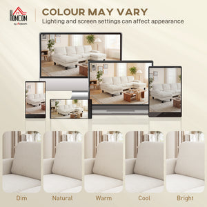 Sectional Sofa, U Shaped Couch with Double Chaise, Pillow-top Armrests and Spring Cushions – view 6