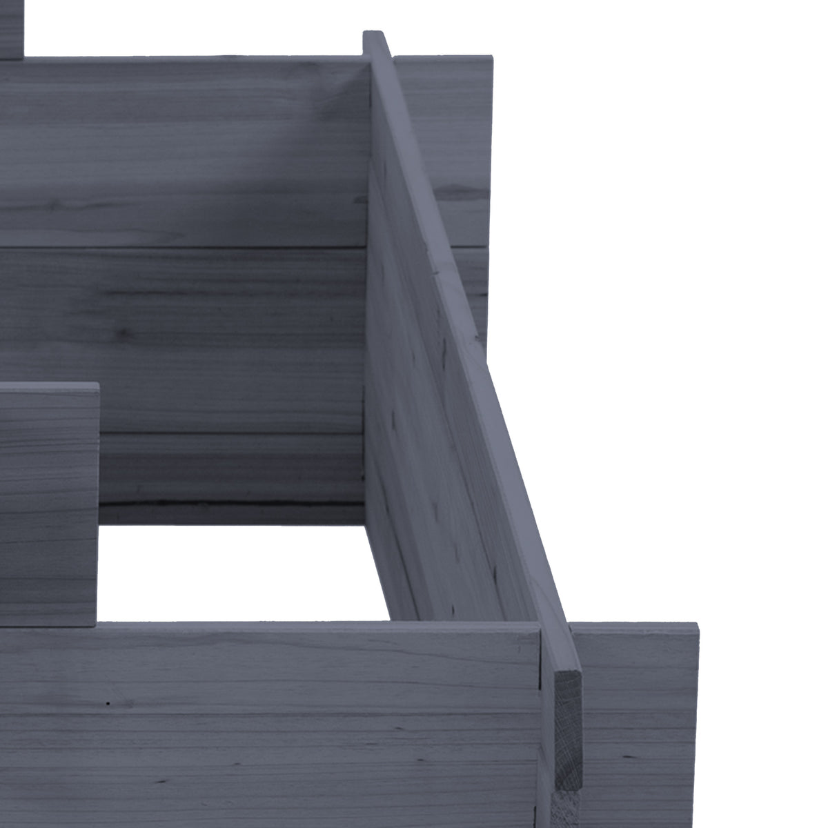 3-Tier Wood Raised Garden Bed, 47.2" x 39.4" x 21.3" Elevated Planting Box, Outdoor Vegetable Flower Container, Herb Garden Indoor Kit, Natural