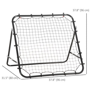 Volleyball Rebounder Net Football Training Aid Kickback Target Play Red – view 9