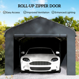 Carport Replacement Canopy Cover Sidewalls for 12' x 20' Carport – view 12