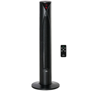Freestanding Tower Fan Cooling for Home Bedroom with 3 Speed, 12h Timer, Oscillating, LED Sensor Panel
