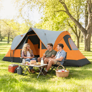 5 Person Family Tent, Outdoor Camping Tent with Lighting Hook, Carrying Bag for Camping – view 14