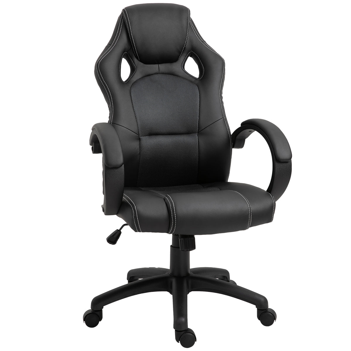 Racing Gaming Chair Office Chair Computer Desk Gamer Chair with Swivel Wheels, Padded Headrest – view 8