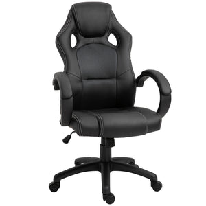 Racing Gaming Chair Office Chair Computer Desk Gamer Chair with Swivel Wheels, Padded Headrest – view 8