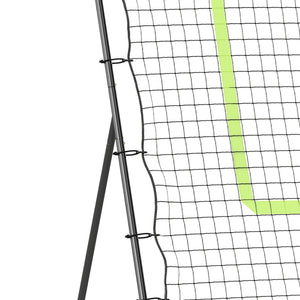 Soozier 4 x 5.7ft Volleyball Rebounder Net with Strike Zone, Baseball Lacrosse Training Net for Pitching and Fielding