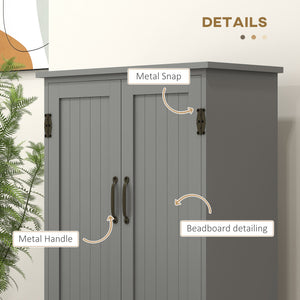 48" 4-Door Storage Cabinet Multi-Storey Large Space Pantry with Adjustable Shelves Black – view 11