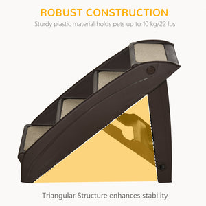 4-Level Portable Dog Stairs, Foldable Dog Steps for Small Dogs, Lightweight Cat Steps – view 12
