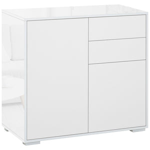 High Gloss Buffet Sideboard with 2 Drawers, 2 Doors and Adjustable Shelf – view 8