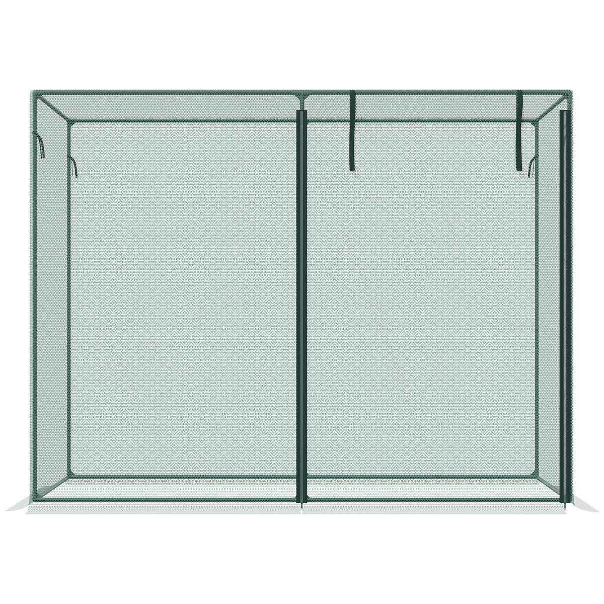 6.5 x 3.3ft Crop Cage, Garden Plant Protector with Single Zippered Door, Storage Bag and Ground Stakes – view 13