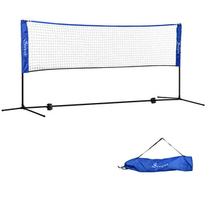 Soozier 10ft Badminton Net, Height Adjustable Outdoor Sports Net with Carry Bag, for Tennis, Pickleball and Volleyball
