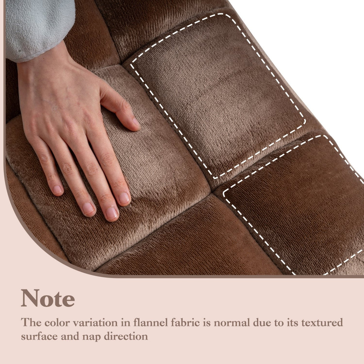 Adjustable 14-position Cushioned Floor Chair-Coffee view 4
