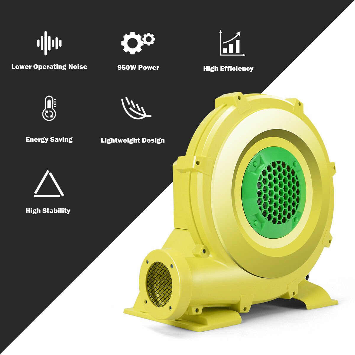 735 W 1.0 HP Air Blower Pump Fan for Inflatable Bounce House view 5