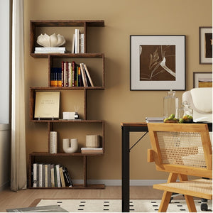 All-in-One Home Office Furniture Bundle – Ergonomic Chair, Spacious Desk, Multi-Drawer Cart, Bookshelf & Accent Chairs view 4