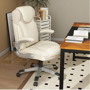 All-in-One Home Office Furniture Bundle – Ergonomic Chair, Spacious Desk, Multi-Drawer Cart, Bookshelf & Accent Chairs view 5