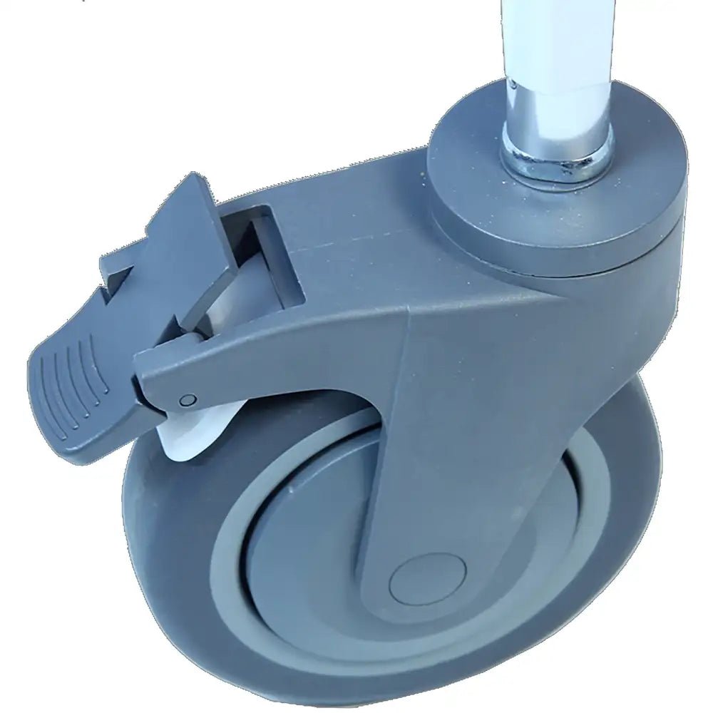 Aluminum Rehab Commode Casters, Standard or Tall
