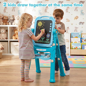 Art Easel for Kids with Adjustable Height-Green view 4