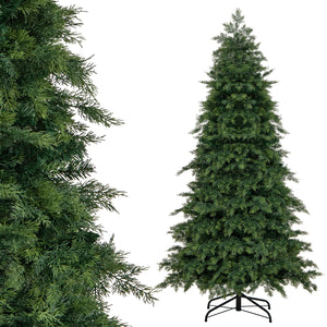 Artificial Christmas Tree Green Hinged Holiday Tree with 721/1019 Lush Branch Tips-6 ft view 4