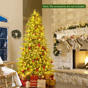 Artificial Christmas Tree with LED Lights and PVC Mixed Branch Tips-7 view 3