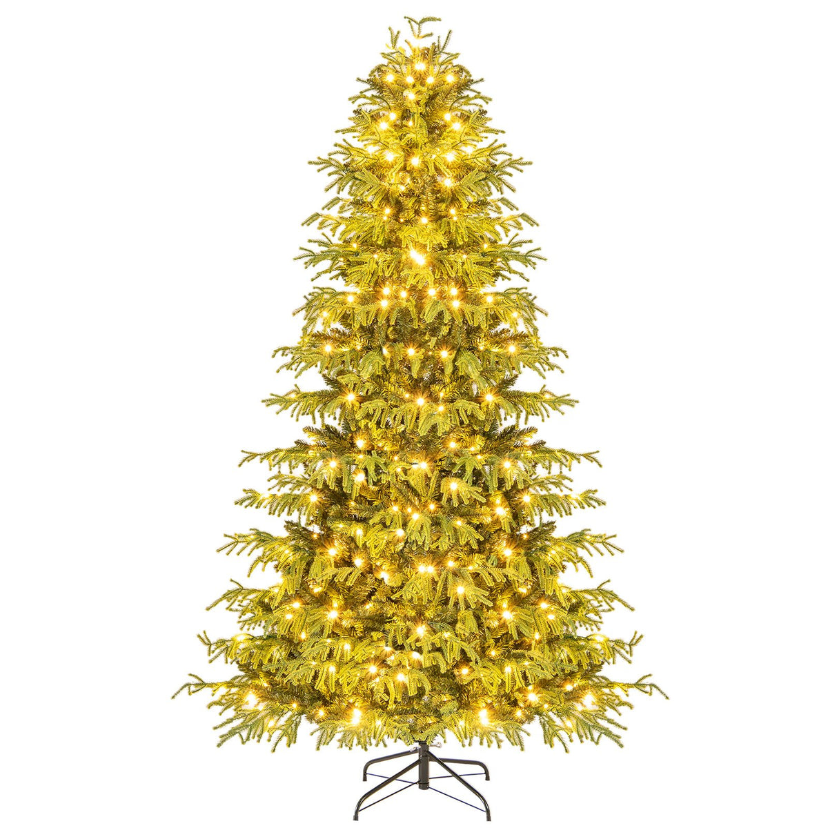 Artificial Christmas Tree with LED Lights and PVC Mixed Branch Tips-7 view 4