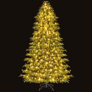 Artificial Christmas Tree with LED Lights and PVC Mixed Branch Tips-7 view 6