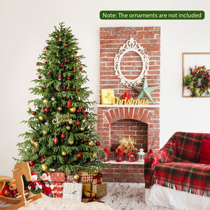 Artificial Christmas Tree with LED Lights and PVC Mixed Branch Tips-7 view 7