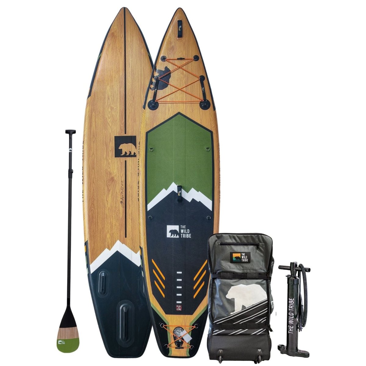 Athabasca 11' Inflatable Paddleboard, Touring Nose, 300 lb Capacity | The Wild Tribe